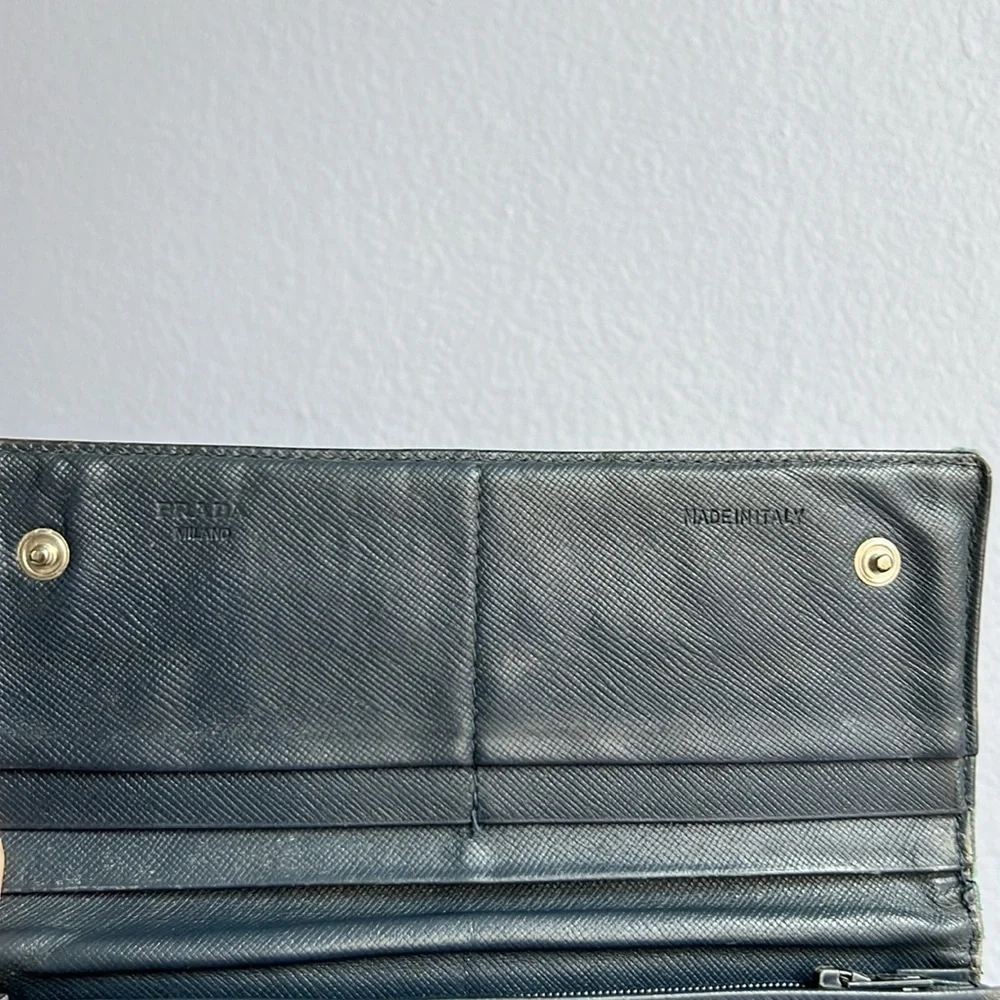 Prada Double Snap Bifold Wallet
